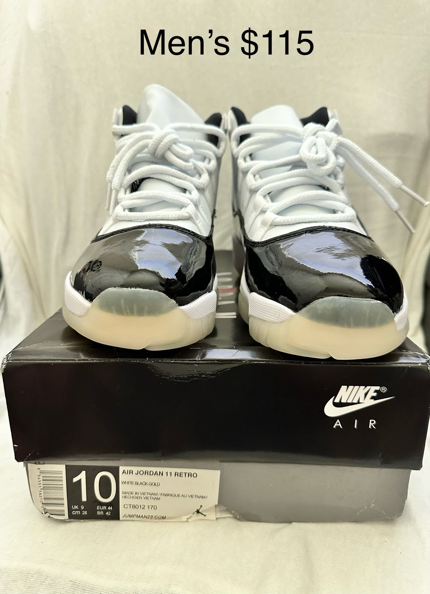 Nike Air Jordan Retro 11 Concord Gold
