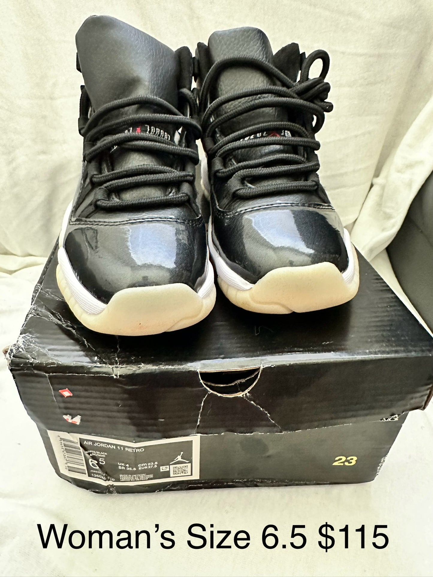 Nike Air Jordan Retro 11 Black Red